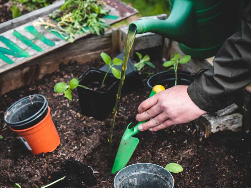 Gartenarbeit
